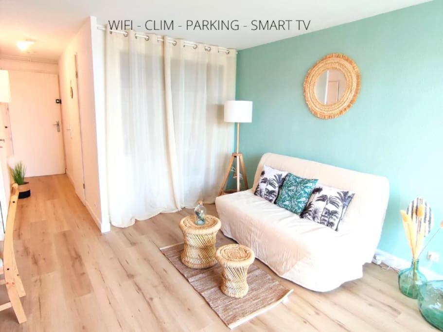 L'escapade : T2 -parking Gratuit, Piscine, Wifi, Clim Gruissan